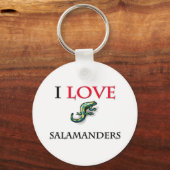 I Liebe Salamanders Schlüsselanhänger (Vorderseite)