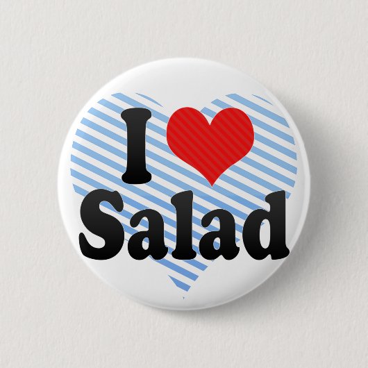 I Liebe-Salat Button (Vorderseite)