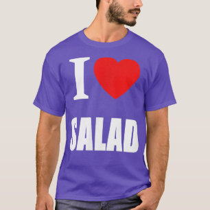 I Liebe Salat für Veganer Vegetarier gesund Slimmi T-Shirt