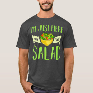 I Liebe Salat Vegane Geschenkschüssel T-Shirt