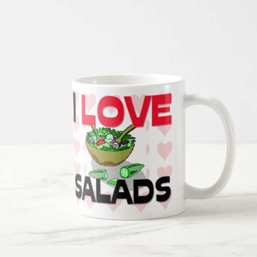 I Liebe-Salate Kaffeetasse (Rechts)