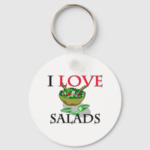 I Liebe-Salate Schlüsselanhänger