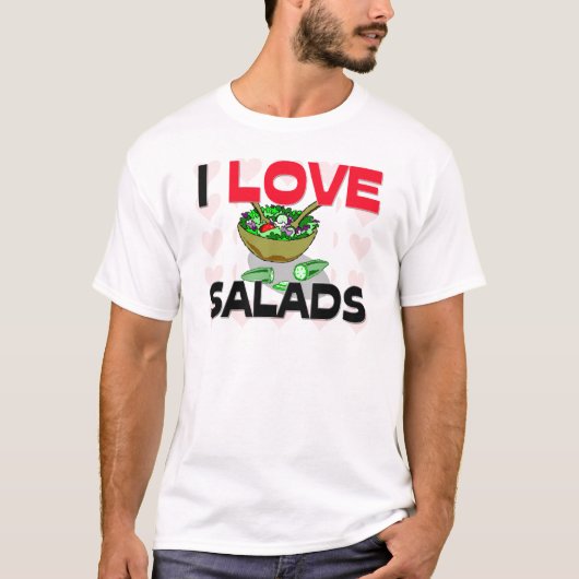 I Liebe-Salate T-Shirt (Vorderseite)