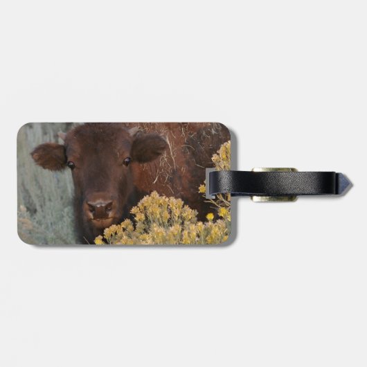 I Liebe-Salbei Gepäckanhänger (Rückseite horizontal)