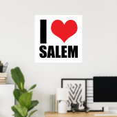 I Liebe Salem Poster (Heimbüro)