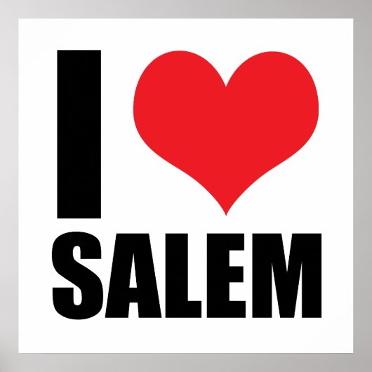 I Liebe Salem Poster (Vorne)