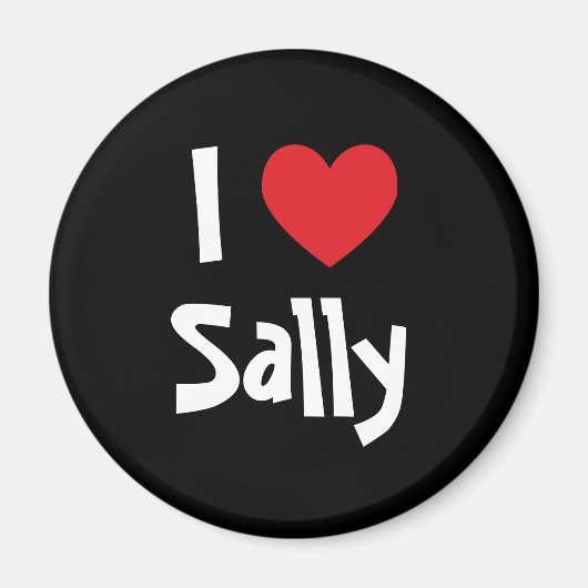 I Liebe Sally Magnet (Vorne)