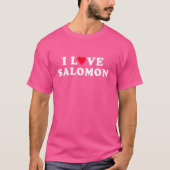 I Liebe Salomon Matching Girlfriend & Boyfriend Sa T-Shirt (Vorderseite)