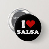 I Liebe Salsa Button (Vorne & Hinten)