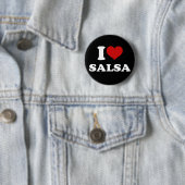 I Liebe Salsa Button (Beispiel)