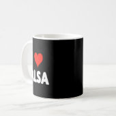 I Liebe Salsa Heart Dance Dance Studio Mex Kaffeetasse (Vorderseite Links)