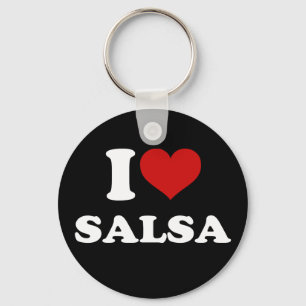 I Liebe Salsa Schlüsselanhänger