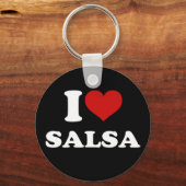 I Liebe Salsa Schlüsselanhänger (Vorderseite)