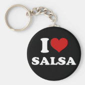 I Liebe Salsa Schlüsselanhänger (Vorne)