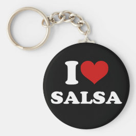 I Liebe Salsa Schlüsselanhänger