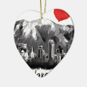 I Liebe Salt Lake City Keramik Ornament (Links)