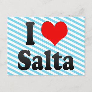 I Liebe Salta, Argentinien Postkarte