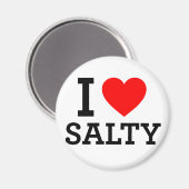 I Liebe Salty Magnet (Vorderseite/Rückseite)