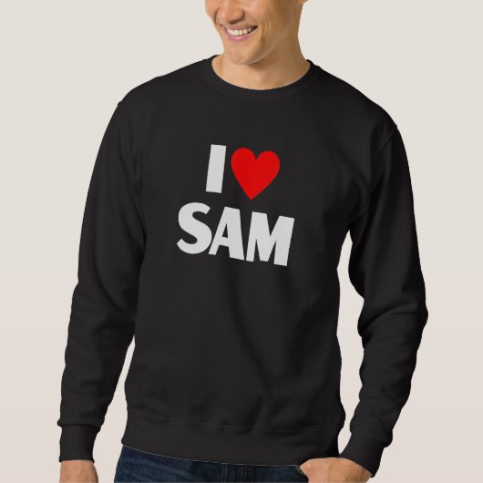 I Liebe Sam I Heart Sam Sweatshirt (Vorderseite)