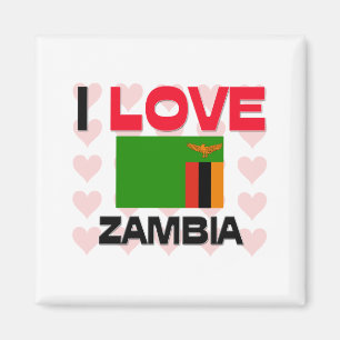 I Liebe-Sambia Magnet