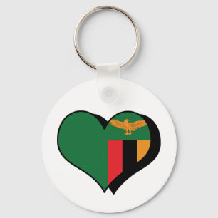 I Liebe Sambia Schlüsselanhänger