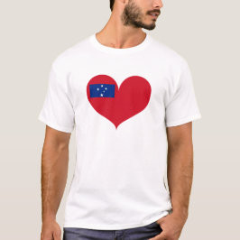 I Liebe Samoa Flag T-Shirt