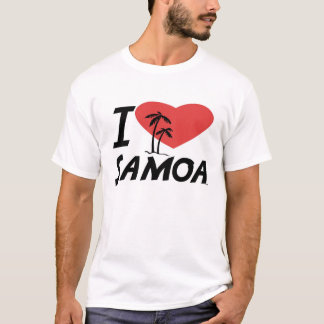 I Liebe Samoa-Inseln T-Shirt