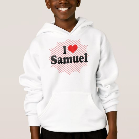 I Liebe Samuel Hoodie (Vorderseite)