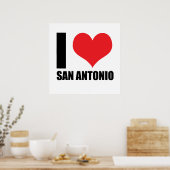 I Liebe San Antonio Poster (Küche)