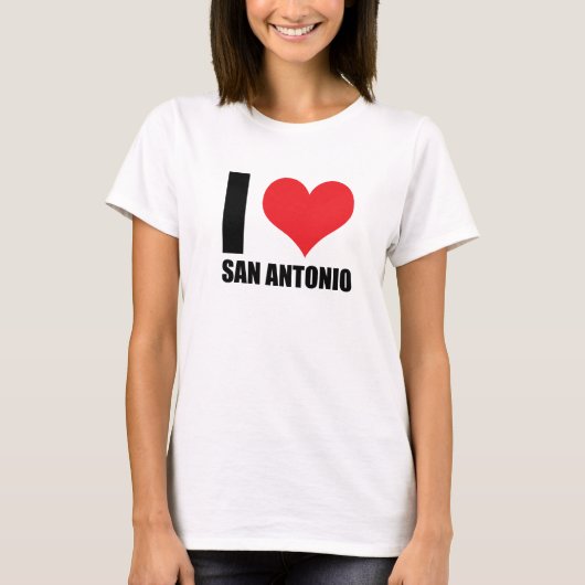 I Liebe San Antonio T-Shirt (Vorderseite)