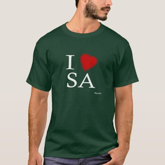 I Liebe San Antonio T-Shirt (Vorderseite)