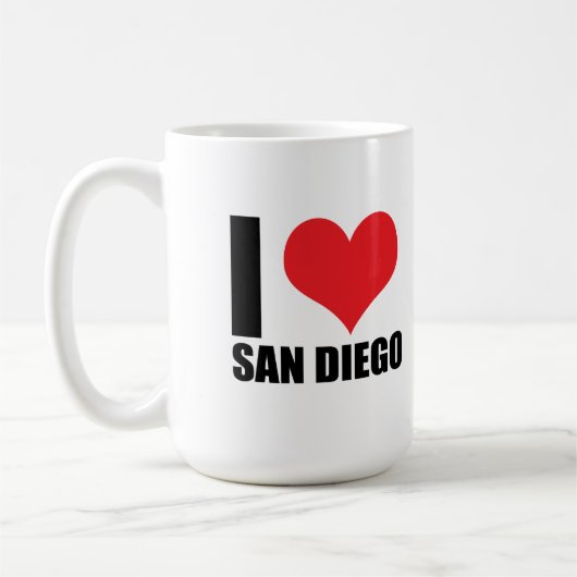I Liebe San Diego Kaffeetasse (Links)