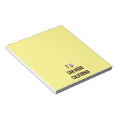 I Liebe San Diego, Kalifornien Notizblock (angewinkelt)