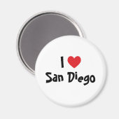 I Liebe San Diego Magnet (Vorderseite/Rückseite)