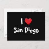 I Liebe San Diego Postkarte (Vorne/Hinten)