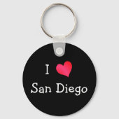 I Liebe San Diego Schlüsselanhänger (Vorderseite)