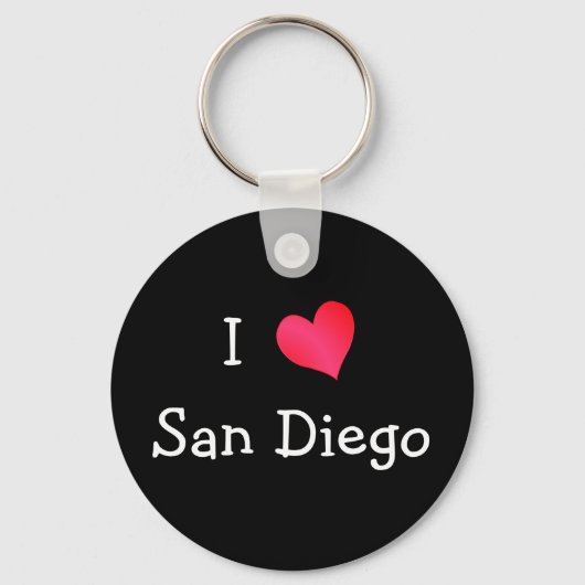 I Liebe San Diego Schlüsselanhänger (Vorderseite)