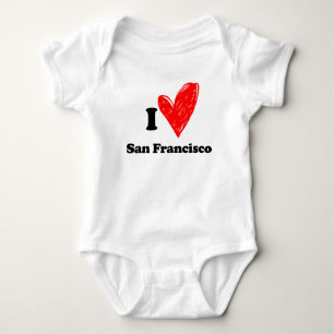 I Liebe San Francisco Baby Strampler