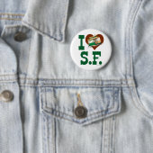I Liebe San Francisco Cable Cars Button (Beispiel)