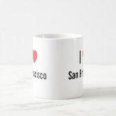 I Liebe San Francisco Kaffeetasse (Mittel)