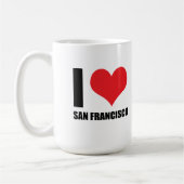 I Liebe San Francisco Kaffeetasse (Links)