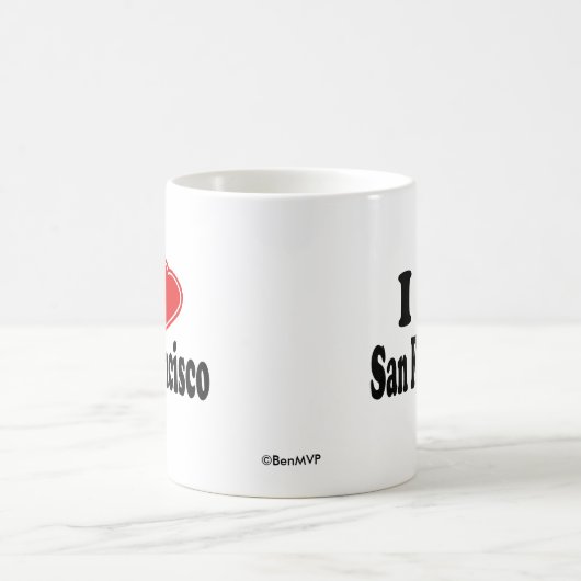 I Liebe San Francisco Kaffeetasse (Mittel)