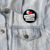 I Liebe San Francisco Kalifornien Button (Beispiel)