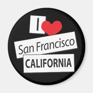 I Liebe San Francisco Kalifornien Magnet
