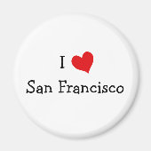 I Liebe San Francisco Magnet (Vorne)