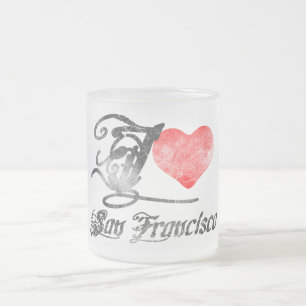 I Liebe San Francisco Mattglastasse