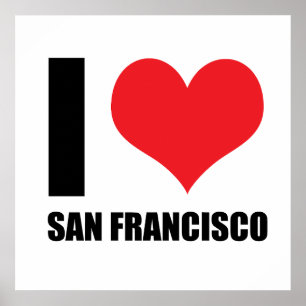I Liebe San Francisco Poster