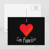 I Liebe San Francisco Postkarte (Vorne/Hinten)