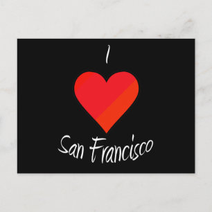 I Liebe San Francisco Postkarte