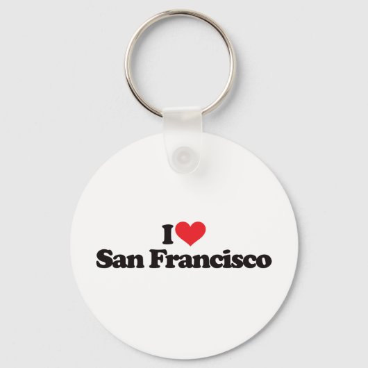 I Liebe San Francisco Schlüsselanhänger (Vorderseite)